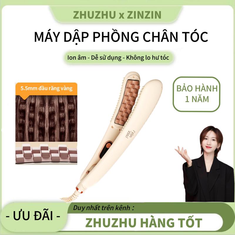 Máy Dập Phồng Chân Tóc Zinzin Cao Cấp Giúp Tóc Phồng Tự Nhiên Gấp 3 Lần Bổ Sung 200 Triệu Hạt Ion Âm Bảo Vệ Tóc Khỏi Hư Tổn Giữ Nếp Suốt 72 giờ