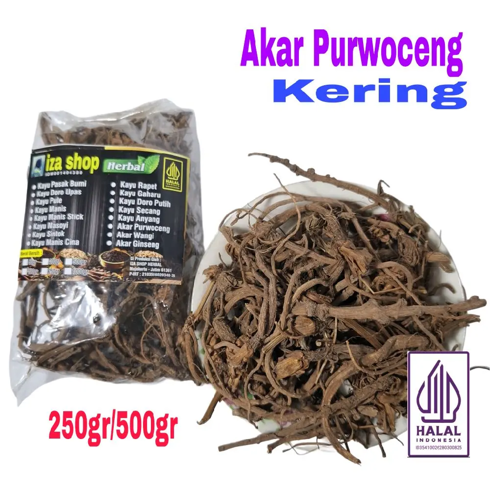 Akar Purwoceng Kering 250/500gr