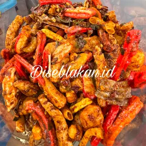 Seblak mix, Basreng, kerupuk jengkol Seblak campur pedas daun jeruk seblak mix campur 200gram