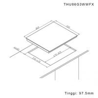 Gambar Tecnogas THU86G3WWFX Kompor Tanam Gas Tanam 3 Tungku 86 cm THU 86 G3 WWFX / THU86G3 / 86G3 Garansi Resmi Tecnogas - INSTANT TANPA KAYU dari Floren Electronic Kota Administrasi Jakarta Selatan 2 Tokopedia