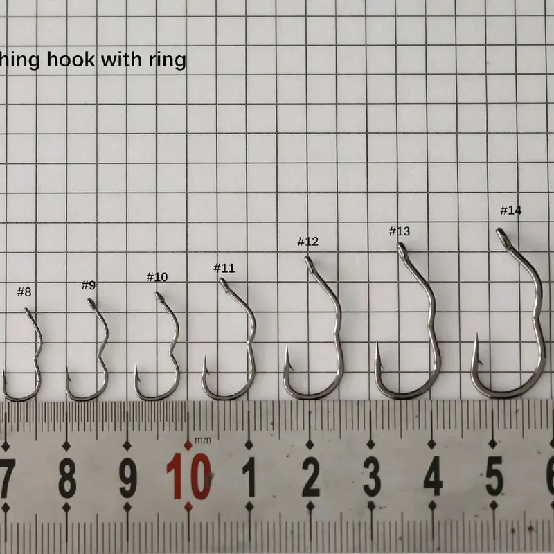 Kail Pancing Otomatis Flip Hook Anti Mocel & Boncos LUBANG/RING Isi 12 Kail 6