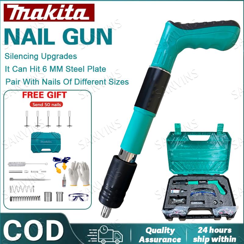 [Free 50 Nails] Makita Manual Steel Nails Gun Concrete Rivet - TikTok ...