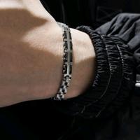 Gambar Nine Worlds Bracelet Gleipnir NW-00592 Gelang Steel Kombinasi Black Zirconia Pria Wanita - Silver dari Nine Worlds Kota Administrasi Jakarta Barat 2 Tokopedia