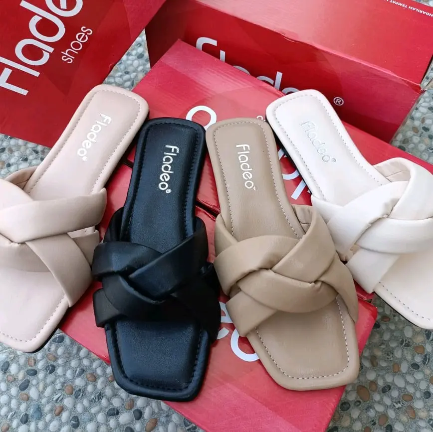 Sandal Flat Fldeo Wanita Cewek