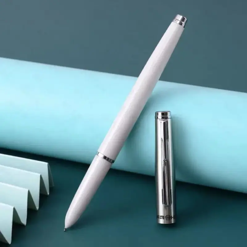 Bút Kim Loại, Thiết Kế Anh Hùng Thanh Lịch 007, Bút Máy, Chất Liệu Nhựa, Văn Phòng Phẩm Tinh Tế, Phong Cách Cổ Điển, Viết Trơn Tru, Thích Hợp Sử Dụng Trong Văn Phòng, Bút Mực 5