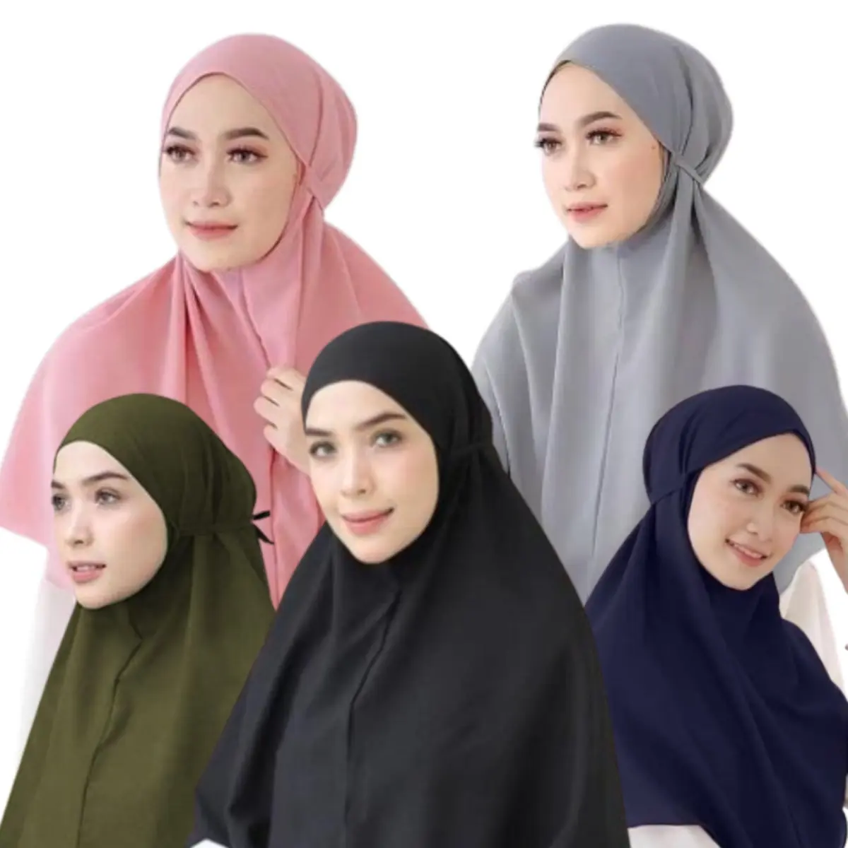 KERUDUNG BERGO MARYAM BAHAN DIAMOND HIJAB INSTAN JILBAB