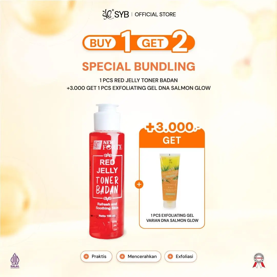 1pc RedJelly Toner 100ml+3K GET EXFO GEL DNASALMON