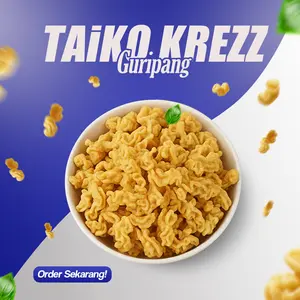 TERSEDIA VARIAN BARU!!! TAiKO KREZZ Camilan Halal Viral Kerupuk Gurita & Octopus Roasted 500g Rasa Pedas Manis,Sapi Panggang, Pedas Daun Jeruk,Rumput Laut Snackbox Modern Hadiah Makanan ASMR Mukbang - Food