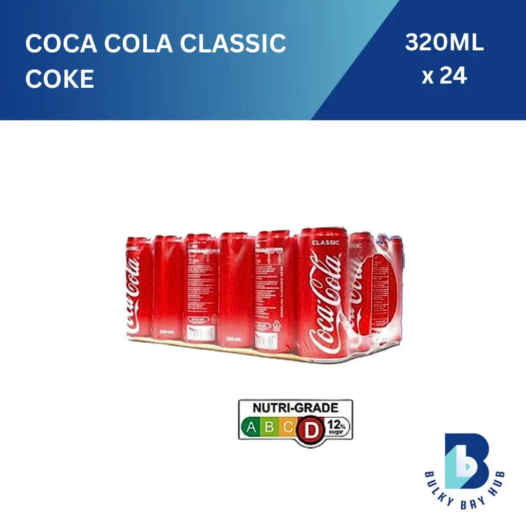 [Carton Deal] Coca Cola Classic Coke 320ml x 24 Cans