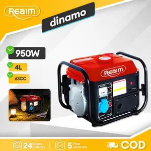Reaim Genset 2400 Portable 950W Mesin Generator Bensin Listrik Hemat Energi / Genset Rumah Tangga / Generator Bensin Berkwalitas Tinggi untuk Cadangan Listrik Darurat & Outdoor Camping