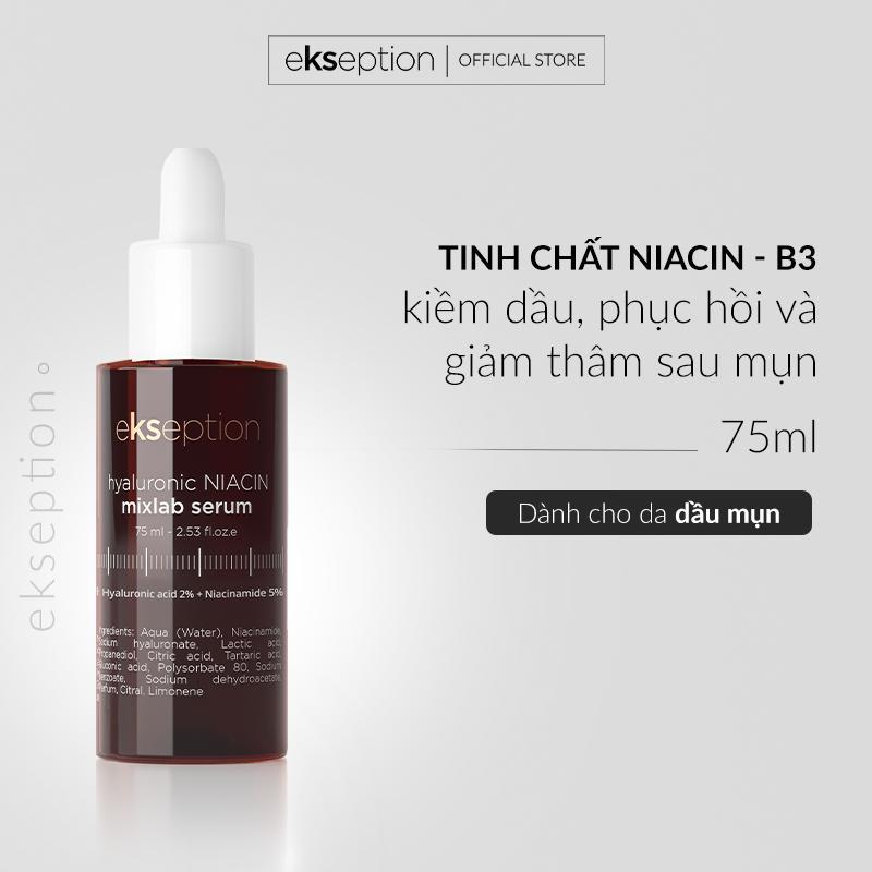 Serum Ekseption NIACIN B3 Hyaluronic Mixlab 75ml dưỡng ẩm da, giúp da mịn màng