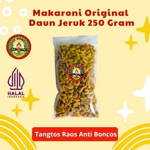 COD - Makaroni Original Daun Jeruk 250 Gram ( Mamayou ) Cemilan