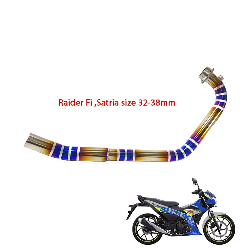  Cổ pô titan Raider fi Satria GSX R150 GSX S150 gắn pô zin thay thế cổ pô zin hàng cao cấp 