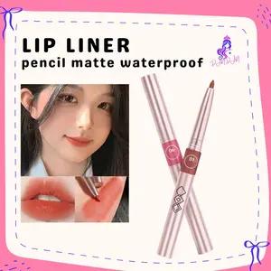 Lip Liner Pencil Lipliner Putar Pensil Matte Lip Cream Lipstick Lipstik MK004