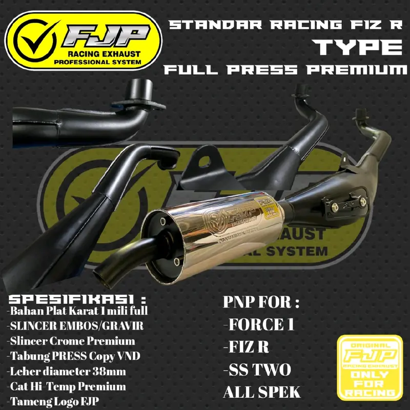 Knalpot Fiz r Type Full pres copy AHM/VND 0
