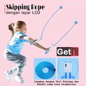 Tali Skipping Jump Rope / Skipping Rope / Lompat Tali LCD Display