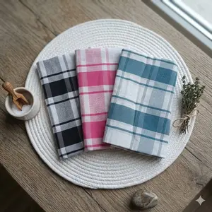 Terlaris 12 Pcs / 6 Pcs Serbet Tebal Jumbo Ukuran 60 x 60 CM serbet serbaguna menyerap - Cap dua Gunting