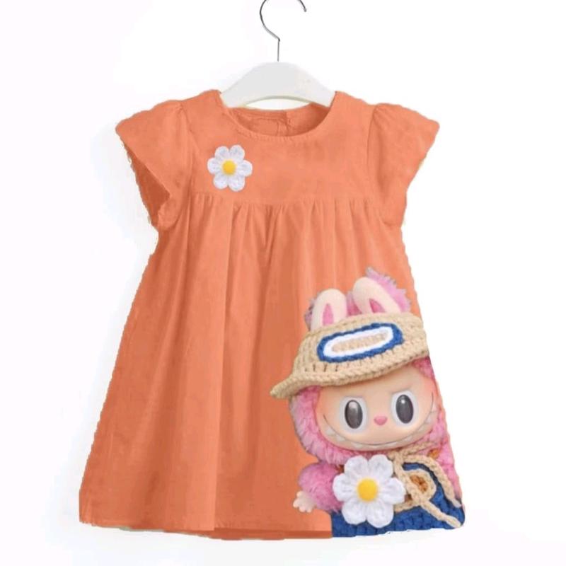 Daster klok anak cewek berlengan Fashion 1