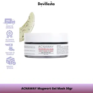 ACNAWAY Mugwort Gel Mask 50gr Anti Pores Masker Gel Masker Mugwort