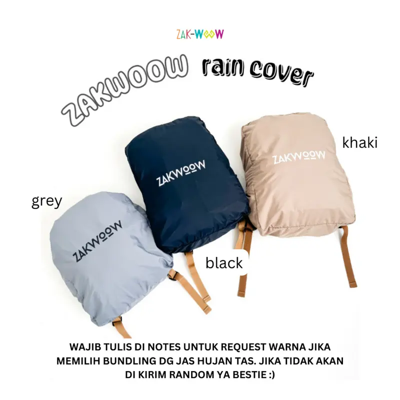 Zakwoowstyle Nomi Backpack FREE PIN | Tas Wanita | Ransel Wanita (TULIS NOTES utk BUNDLING JAS HUJAN) 8