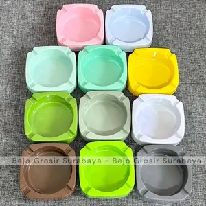 Asbak Melamin Kotak Ekstra Tebal Tahan Panas Tidak Mudah Pecah Melamin Toptree