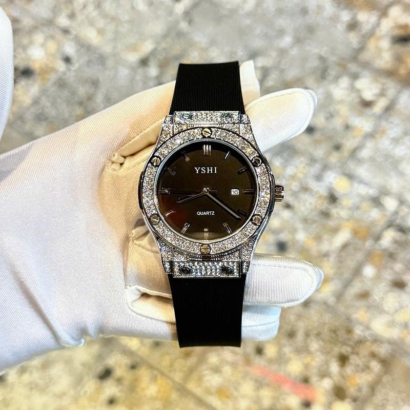  YSHI Đồng Hồ Nam Nữ  Luxury Hub6013 Đính Đá Cao Cấp Chính Hãng Kích Thước 42mm 38mm Bảo Hành 12 Tháng 