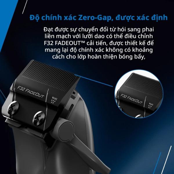 Tông Đơ Cắt Tóc THẾ HỆ MỚI WAHL VAPOR Lưỡi Đơn F32 FADEOUT Chuyên Khung - Fade | Nhập Khẩu Chính Hãng | Bảo Hành 12 Tháng 4