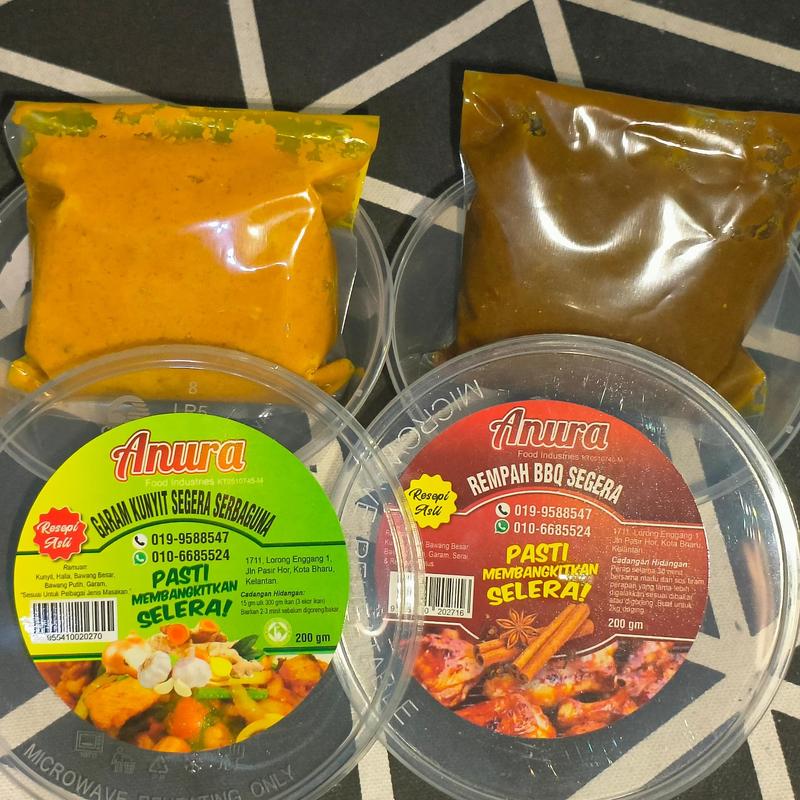 GARAM KUNYIT SERBAGUNA SEGERA DAN REMPAH SEGERA BBQ ANURA 6