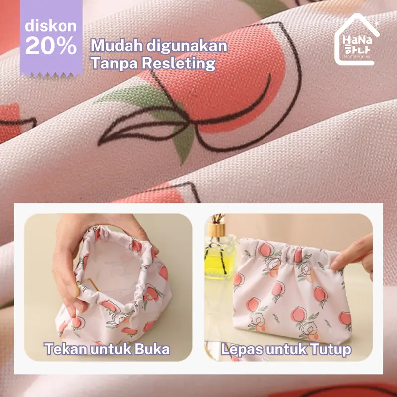 Tas Penyimpanan Kosmetik Pouch Lipstick Makeup - Tas Mini Pembalut Wanita Kabel Data/ Earphone/ USB 7