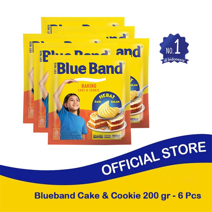 Gambar Bundling 6pcs Blue Band Cake & Cookie Margarine Sachet 200gr dari Blue Band Kota Depok Tokopedia