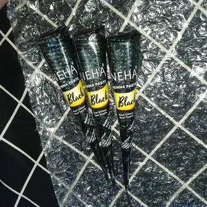 NEHA Body Paint Cone White , Maroon , Black Hena Fas Colour Henna CHARRY, DARK BROWN, Mirchi , Red
