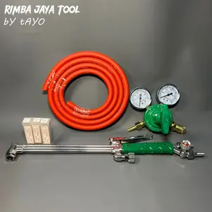 PAKET BLENDER LAS STRONG 8  POTONG + 3PCS MATA + SELANG LAS DOUBLE + REGULATOR OXY MURMER