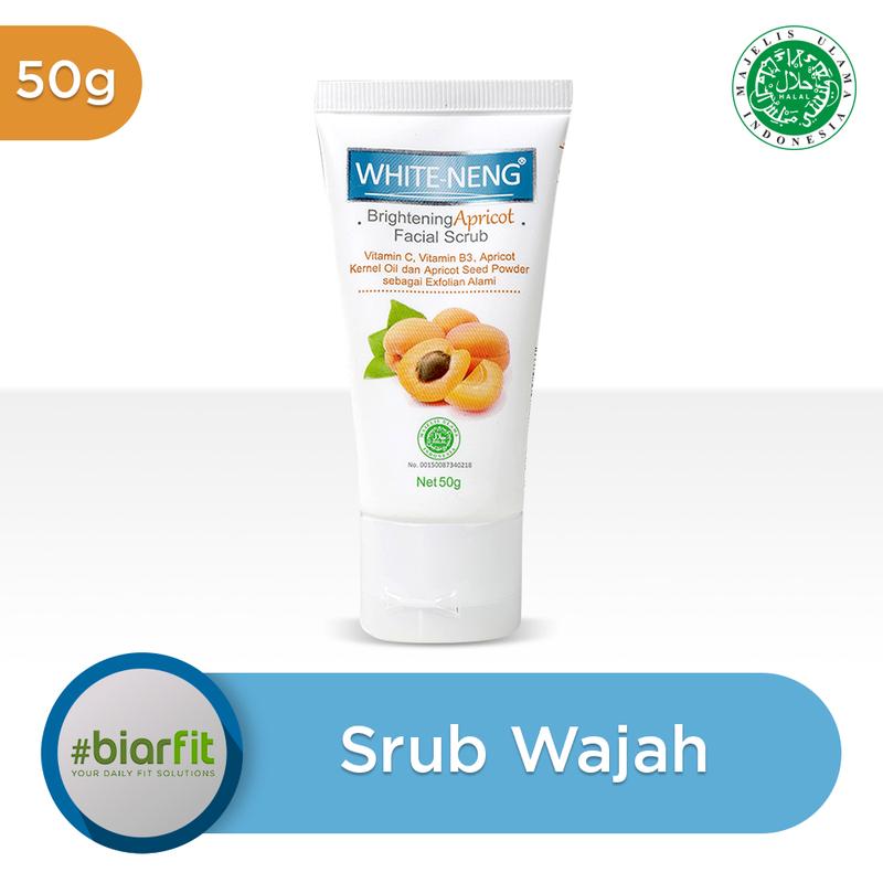 Biarfit White-Neng Brightening Apricot Facial Scrub - 100gr 0