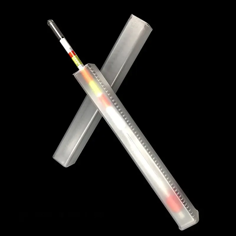 Alcohol Tester Pengukur Kadar Alkohol + Gelas Ukur Tabung 250 ML 6