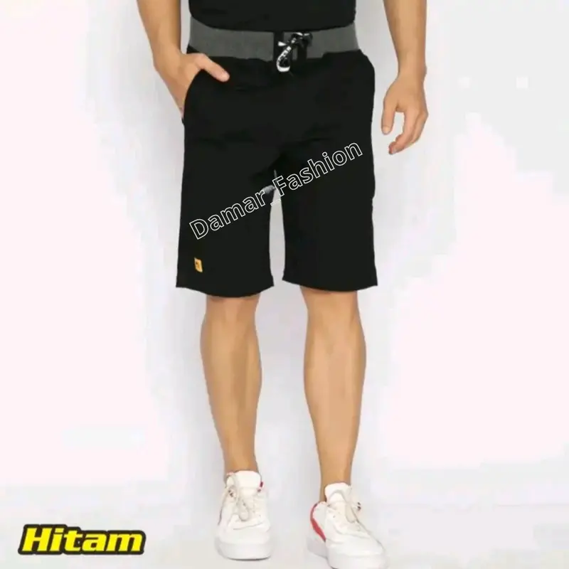 PROMO GILA !!! CELANA CHINOS PENDEK PRIA DEWASA 100 RIBUAN ISI 5 PCS CELANA CHINOS PINGGANG KARET ELATIS NYAMAN DIPAKAI 4