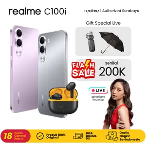 [BNIB] BNIB realme C100i 4GB RAM + 128GB 256GB INTERNAL Garansi 18 Bulan (7000mAh Titan Battery | 120Hz Ultra Smooth Display | ArmorShell Protection | IP64)