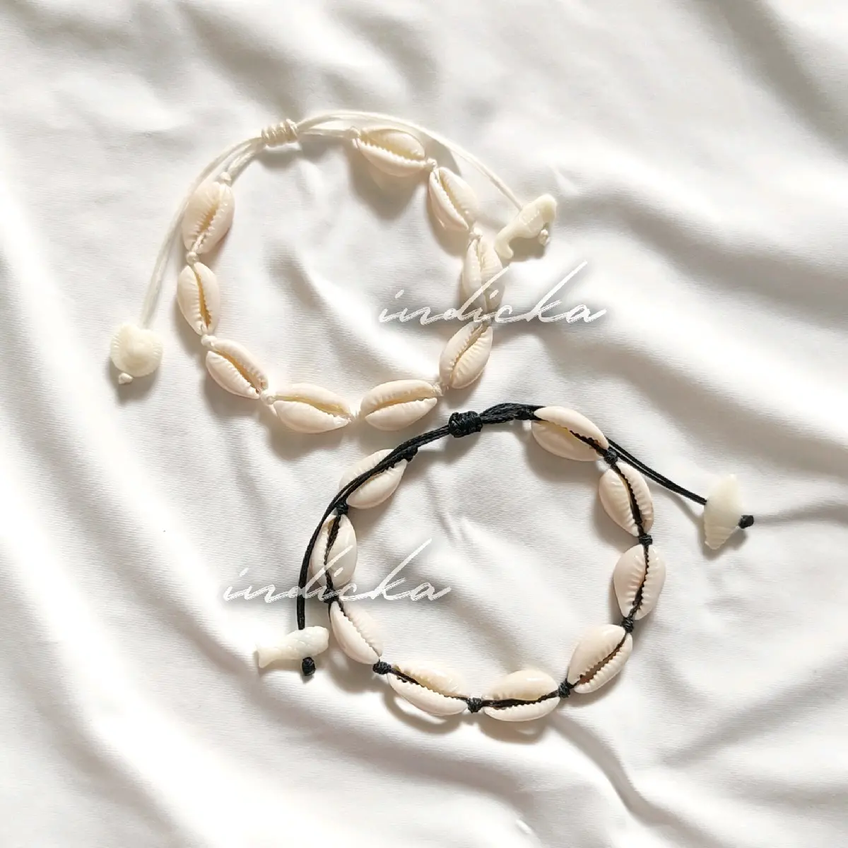Gelang Kerang Keong Cangkang Pantai Laut Tali Serut Waterproof Aesthetic Beach Bracelet Bracelets Manik Beads Unik Aesthetic Cantik Cowok Cewek Cewe Perempuan Wanita Couple Gift Pria