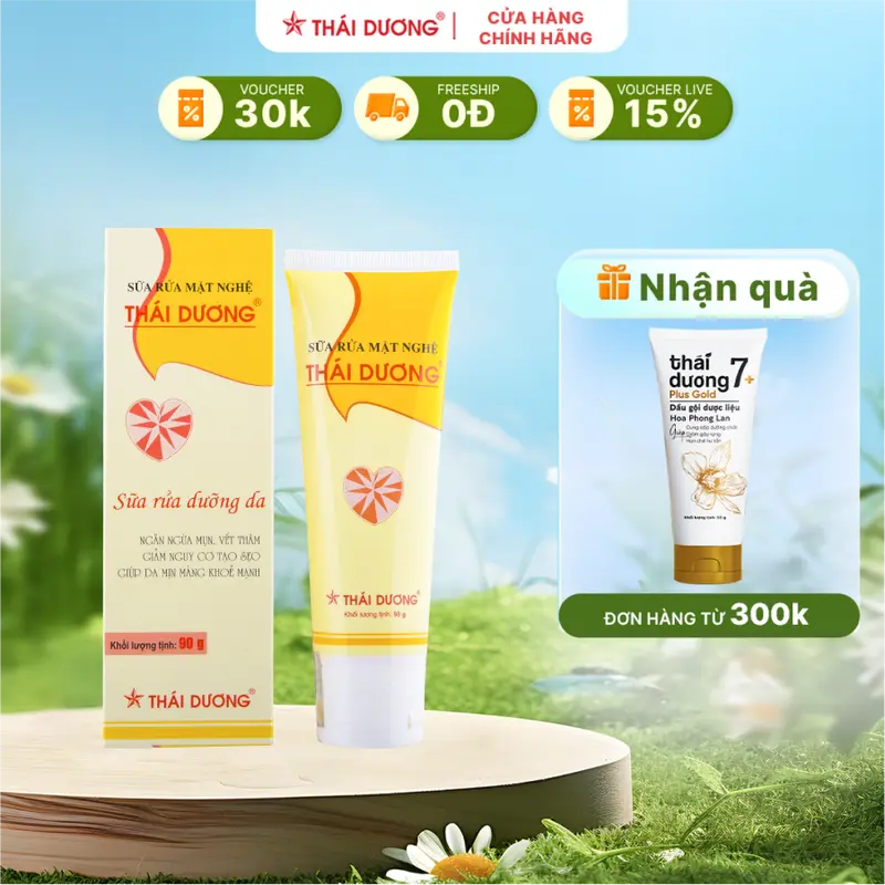 Sữa rửa mặt Nghệ Thái Dương (Hộp 1 tube x 90g)- Sao Thái Dương 0
