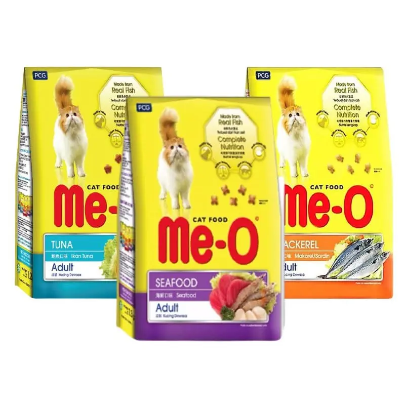 Thức Ăn Cho Mèo Hạt Me-O Dành Cho Mèo Trưởng Thành Trên 12 Tháng Tuổi Đủ Vị (350g-1.2kg)