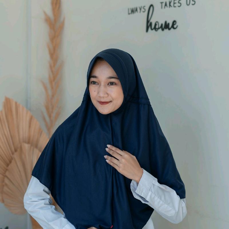 YUNIZAR jilbab instan PREMIUM (Dewasa & Remaja) model serut pinggir tertutup 2