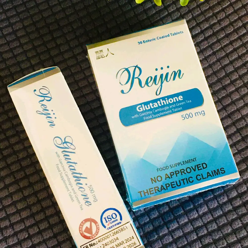 reijin glutathione fda approved Reijin Glutathione (1 box 30 tablets ) with Garcinia Cambodia and green tea Supplement Healthcare 500 mg