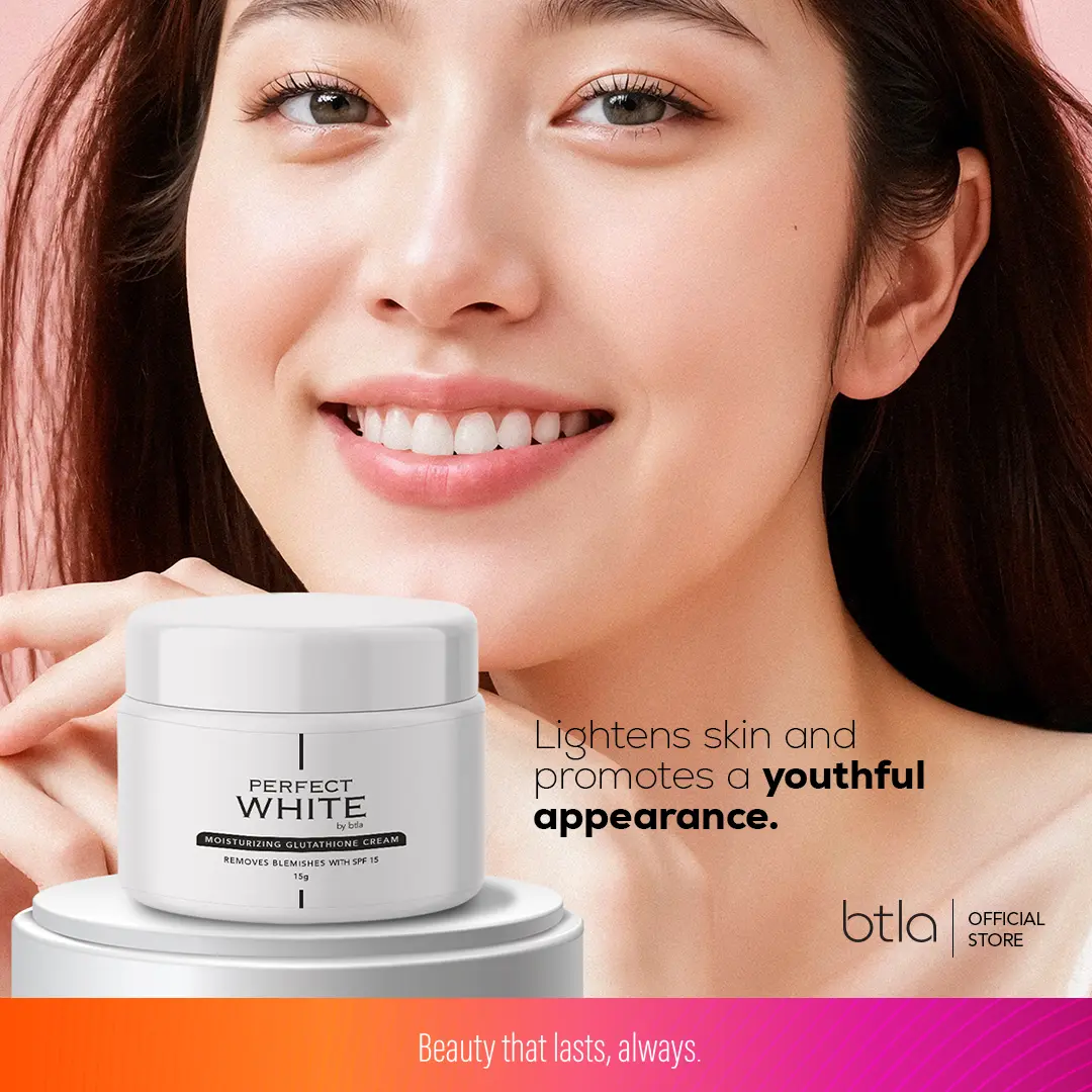 BTLA Perfect White Moisturizing Glutathione Cream 15g with SPF15 for  Radiant Skin Tone & Hydration - TikTok Shop Philippines