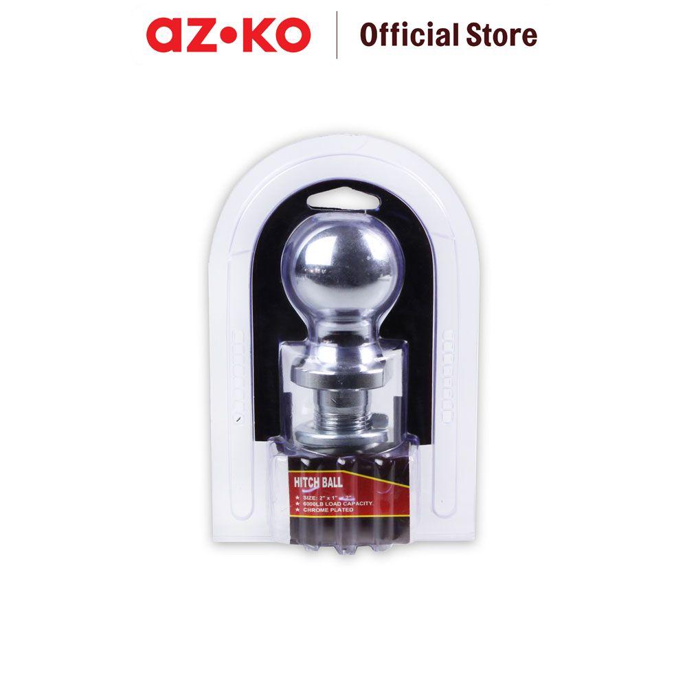 AZKO Krisbow Hitch Ball Chrome 5 cm Tow Ball Pengait Trailer Aksesoris Kendaraan Towing Accessory Hardware Otomotif