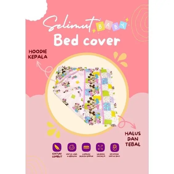 Selimut bayi/Selimut bayi kuncung/Alas bayi JUMBO Bayi Baru lahir Cewek Cowok