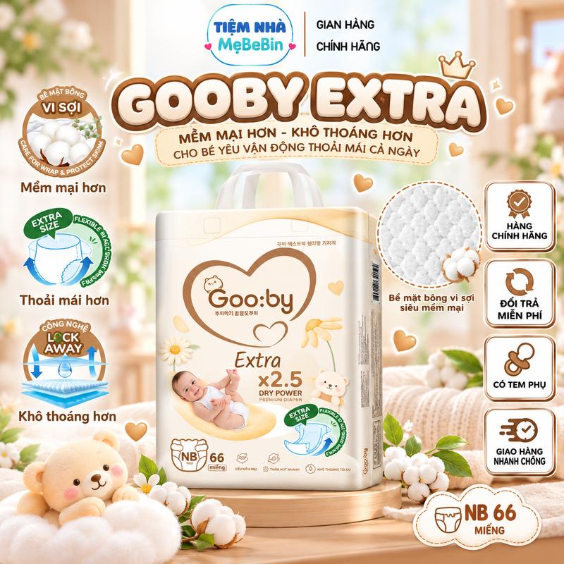 [Link Ko qà Giá Tốt> Tã/Bỉm Gooby Premium chính hãnġ cao cấp mỏng nhẹ, thấm hút tốt đủ size