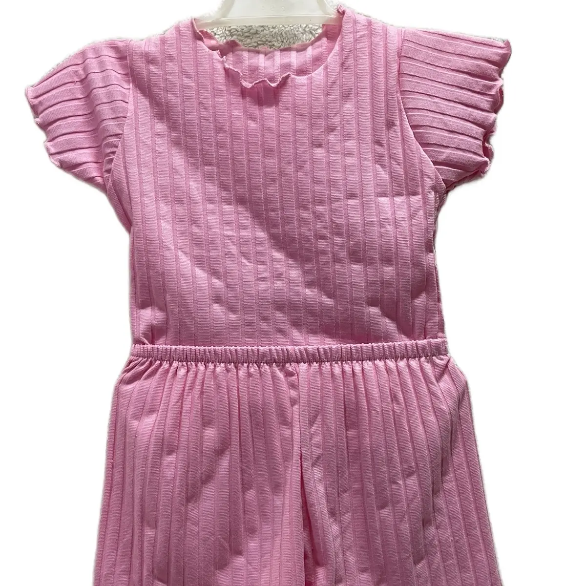Kids terno lettuce knitted short and blouse 2-4 yo