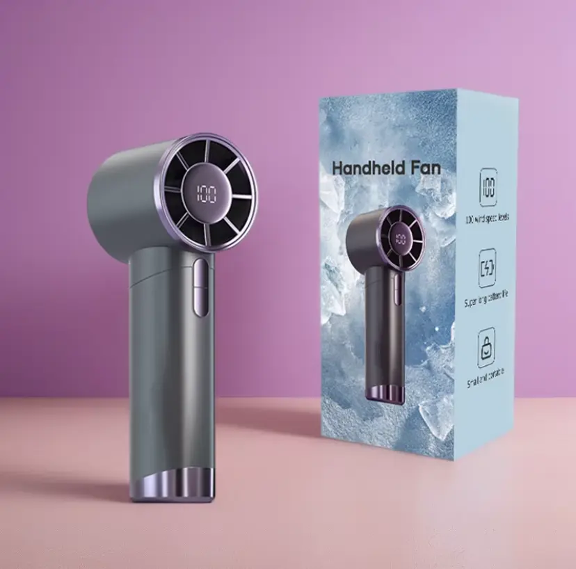 Fast Shipping!Mini Turbo Semiconductor Ice-Cooling Fan-Perfect for Home,Dorm,and On-the-Go
