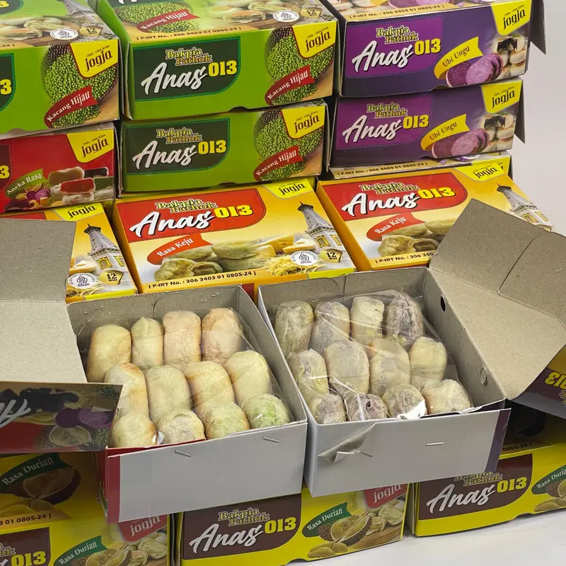 [10 BOX] PAKET USAHA BAKPIA ANAS ASLI JOGJA 1 BOX ISI 12 3