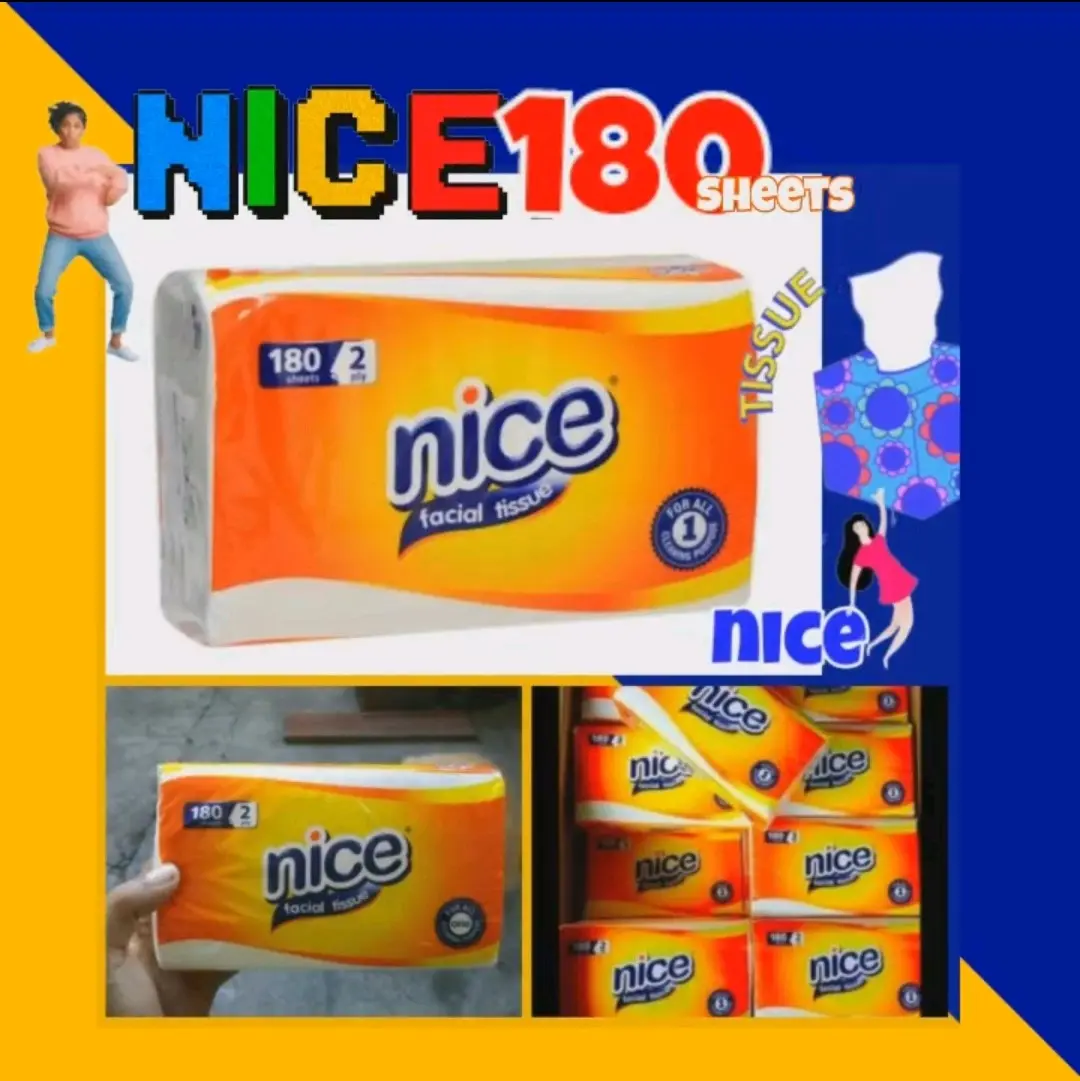 tisu nice isi 180 sheet bungkus orange