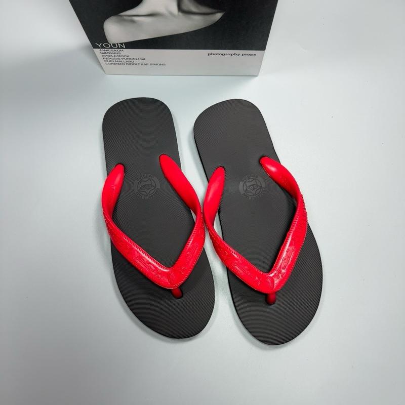 Dép Thái Lan Đen quai đỏ limited dép cao su dép xỏ ngón tông lào dép nam đế bằng
